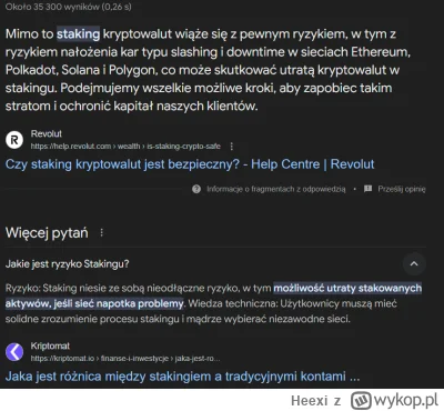 Heexi - Chcę na binance wrzucić na staking jakieś krypto o oprocentowaniu 10% lub wię...