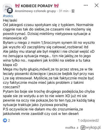 malfka - hyhuehue ale czemu mu nie stanał skoro w tle leciał psi patrol, a kaszojad p...