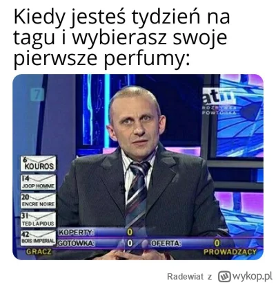 Radewiat - Szukam odświeżającej perfumy, na nocne wypady, zwyczajnie sowa jestem, rza...