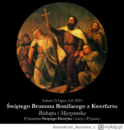 BenedictusNursinus - #kalendarzliturgiczny #wiara #kosciol #katolicyzm

Sobota 15 Lip...