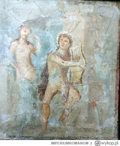 IMPERIUMROMANUM - Apollo i Dafne

Rzymski fresk ukazujący grającego na lirze boga szt...