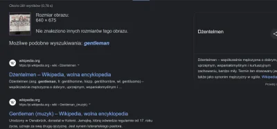 Gieekaa - Kliknąłem wyszukiwanie obrazem tej gazety i Google podpowiada hasło Dżentel...