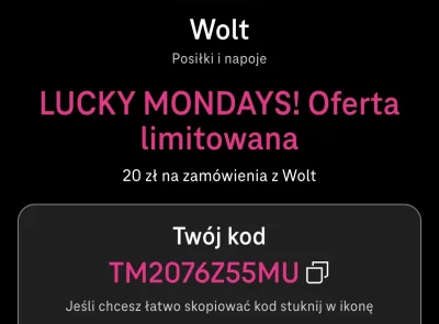 RaV_Oyabun - klasycznie wrzucam kodzik #rozdajo na 20 zł do #wolt ważny do 14.11

(ja...