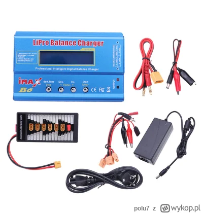 polu7 - IMax B6 50W 5A Battery Balance Charger With 12V 5A Power Supply w cenie 28.99...