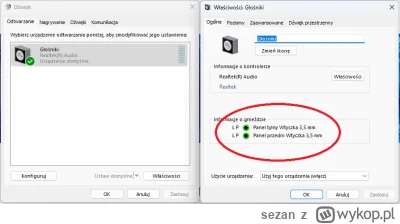 sezan - Czy w #windows11 da się przełączać pomiędzy źródłem wyjścia dźwięku? Z przodu...