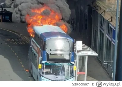 Szkodnik1 - Tutaj jest film z pożaru elektrycznego autobusu, wygląda zupełnie inaczej...