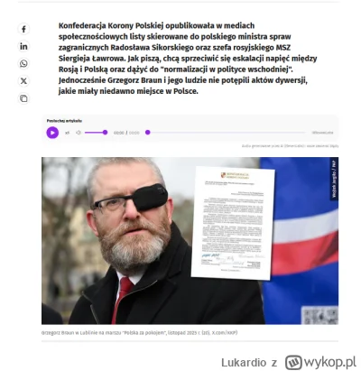 Lukardio - https://wiadomosci.onet.pl/kraj/grzegorz-braun-pisze-do-siergieja-lawrowa-...