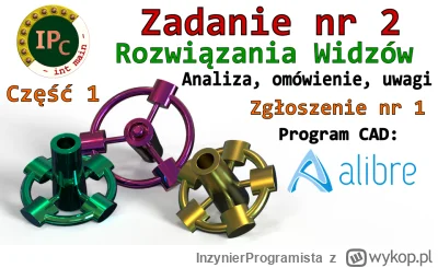 InzynierProgramista - Zadanie nr 2 - rozwiązania Widzów - cz. 1 | Alibre Design | mod...