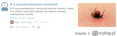 maybe - Dobrze, że mi znalezisko ocenzurowali, jeszcze skłoniłoby kogoś do... morders...