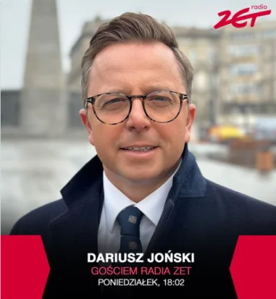 Jankowalski715 - Popołudniowym gościem Radia Zet Dariusz Joński - poseł na Sejm i kan...