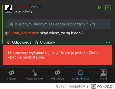 Sultan_Kosmitow - @FejsFak jak już odpowiadasz na komentarz to nie wrzucaj od razu na...