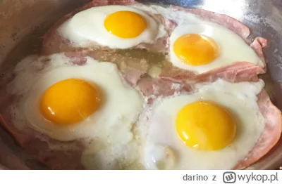 darino - Ham and Eggs, miłego dnia ( ͡° ͜ʖ ͡°)
 #gotujzwykopem #jedzzwykopem #foodpor...