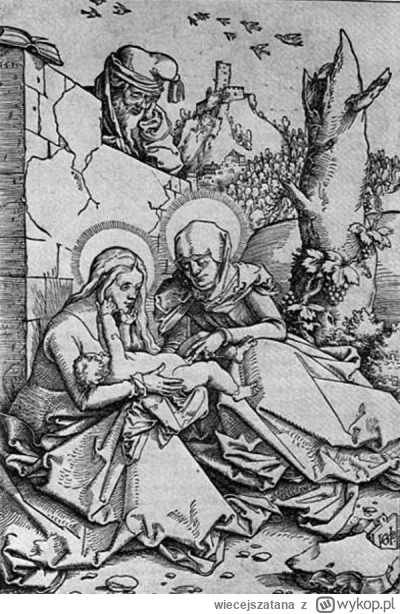 wiecejszatana - @wiecejszatana: 

Obraz świętej rodziny Baldunga Griena wraz se święt...