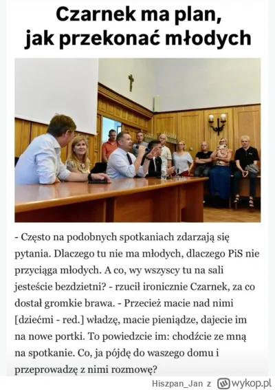 Hiszpan_Jan - #pis #polityka #czarnek #j--------e #mojkrajtakipiekny #heheszki

Pójdz...