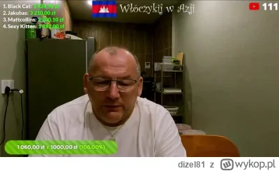 dizel81 - Mumin grozi wykopkom, shot z ostatniego live, jakość tylko 360p bo nie mogę...