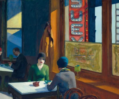 GARN - #sztuka #art #malarstwo #obrazy autor: Edward Hopper | Chop Suey | 1929 | oil ...