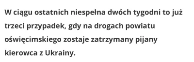 nozyczkisieodezwa - @Kierowca-ufo: gdy łapią ukraińców za kółkiem to głównie za pijań...