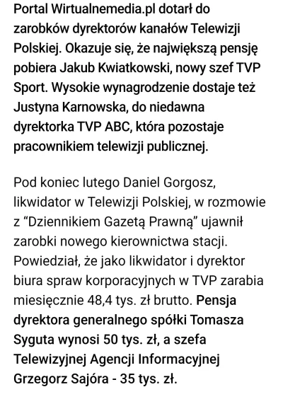 ziemba1 - Po 50 k dla likwidatora i neoPrezesa a 35 k na dla szefa TAI. A przecież mó...