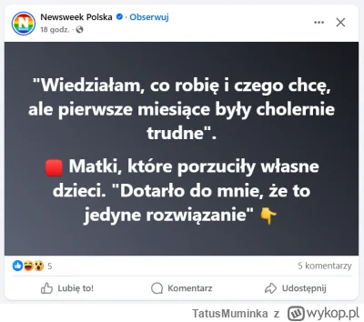 TatusMuminka - @Fjubens: U mnie dzisiaj takie cos. To jest przerażające, bo każdy kto...