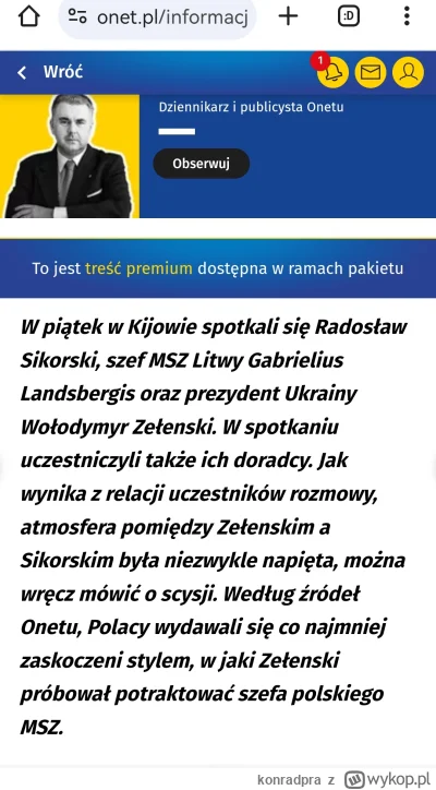 konradpra - #ukraina #polska #polityka

Jak ktoś się ustawił jako sługa narodu, to tr...