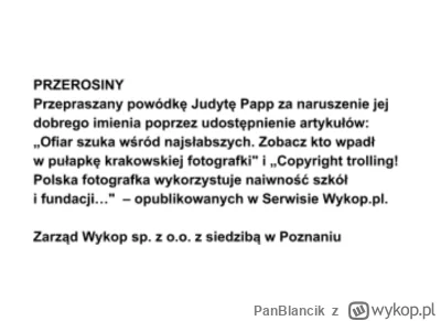 PanBlancik - @powsinogaszszlaja: oni nie przepraszają ,oni…..przerosinają