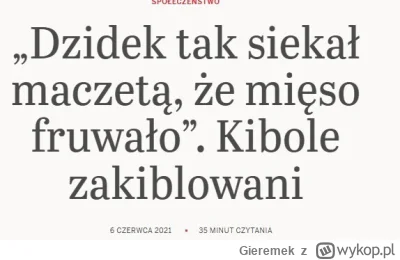 Gieremek - @raul7788: forma rozrywki. Mianowicie rozrywki ciała przeciwnika