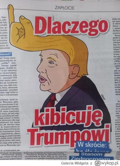 Galeria-Widgeta - Publikacja w Tygodniku NIE
Rys. Widget

#prasa #trump #tworczoscwla...