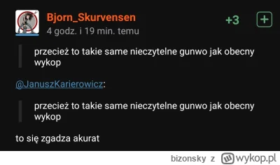 bizonsky - @Bjorn_Skurvensen
zajebiście czytelnie to zacytowałem, na hejto tak samo, ...