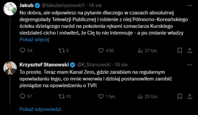 mentari - @Jabby to jest proste. Ksysiu jest pis0wskim czopkiem. Przez 8 lat zarabiał...