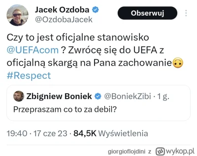 g.....i - Update: Pajac chce jeszcze donosić do UEFY na prezesa i żywą ikonę. A jeste...