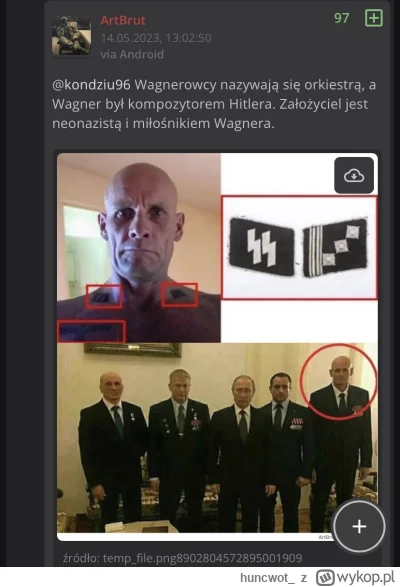 huncwot_ - Jak to mówią wykopowe ameby „naziole som wsendzie”
Np w takiej RoSSSyji je...