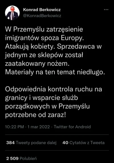 M4rcinS - Witam!
Chciałbym się dowiedzieć, czy Konrad Bekowicz już opublikował raport...