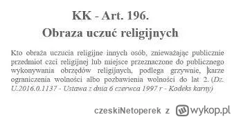 czeskiNetoperek - Że Braun pójdzie siedzieć za obrażenie uczuć religijnych to jest ab...