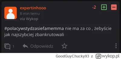 GoodGuyChucky93 - Powiedział typ z tagów wojna przegryw przegrywpo30 który żebrał lin...