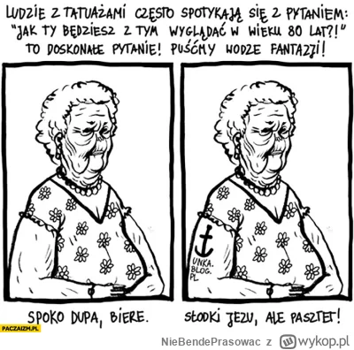 NieBendePrasowac - > a kogo obchodzi co będzie za 20 lat, wtedy raczej mało kto zosta...