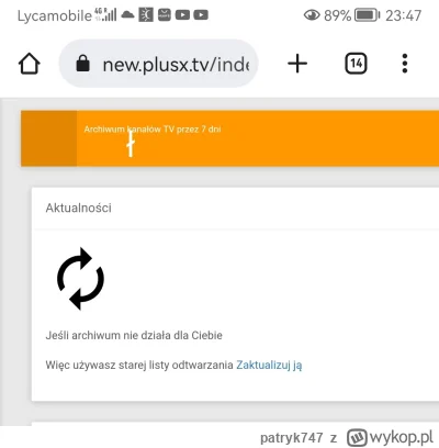 patryk747 - @Kameleon1 temat rozwiązany, jest info na stronie, że trzeba wgrać nową l...