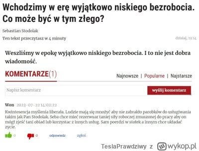 TeslaPrawdziwy - Wpis @mickpl o imigracji z Ukrainy jest kwintesencją propagandy libe...