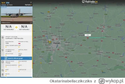 Okatarinabellaczikcziks - Jakieś manewry koło #poznan ?
#flightradar24 #samoloty #woj...