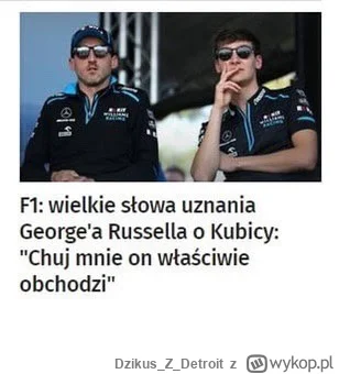 DzikusZDetroit - #f1 Co ten Jerzyk wygaduje ostatnio…