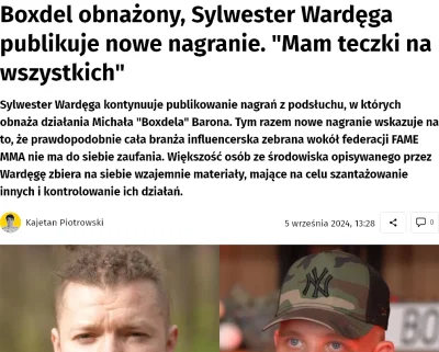 taktoperz - Onet ciągle grzeje temat Wardęgi, Fame i Boxdela. 

https://przegladsport...