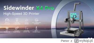 Pwner - #!$%@?, kupiłem sidewindera X4 pro. Dostawa styczeń/luty
#druk3d