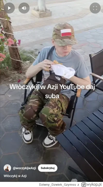 DziwnyDzwiekGzymsu - On tu wygląda jakby uciekł na wózku ze szkoły specjalnej.
#rapor...