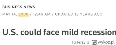 FxJerzy - Just a mild recession in US

#gielda