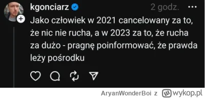 AryanWonderBoi - Nawet i prychłem xD
Pozdro dla ciebie Gonciarz, w szacunku do twojej...