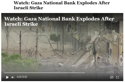 Fortyk - -rozjeb bank centralny gazy
-palestyńczycy nie mają jak zapłacić rachunków
-...