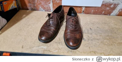 Sloneczko - #szewc #hobby #buty #renowacja Włoskie ręcznie robione buty z małej praco...