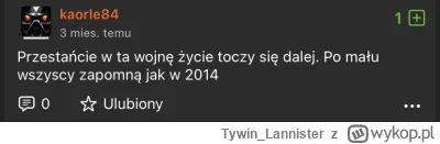 Tywin_Lannister - @kaorle84: no ty zamieszczasz przenikliwe wywody wykopowe, dziadziu...