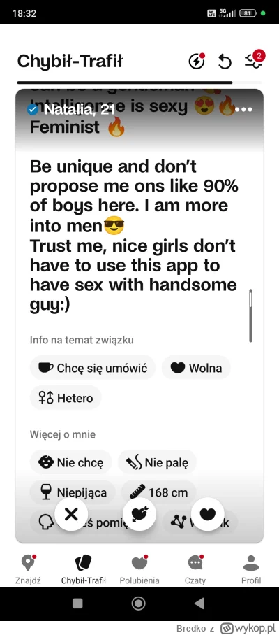 Bredko - #przegryw jak idą poszukiwania niewinnej #szaramyszkadlaanonka ?


 #tinder ...