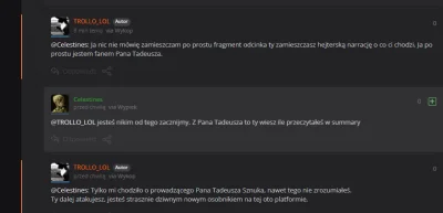 TROLLO_LOL - Pan założył dzisiaj konto i od razu hejterska narracja nie tylko w tym s...