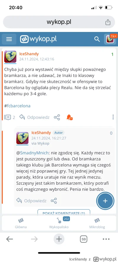 IceShandy - Podtrzymuje co napisałem. 
Mecze 1:0 też trzeba wygrywać, a nie przegrywa...